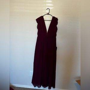 Lulus Bridesmaid Dress (burgundy)